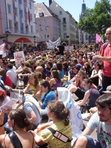 Freiburger Demo zum Bildungsstreik